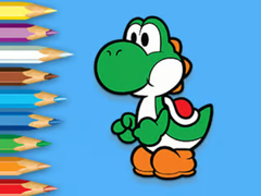 Jeu Coloring Book: Yoshi Fishing Time