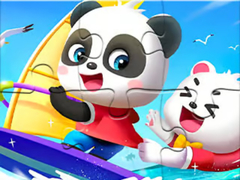 Jeu Jigsaw Puzzle: Baby Panda Sailing