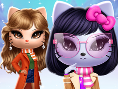 Jeu Kitty Squad Winter Dress Up