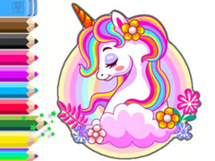 Jeu Coloring Book: Unicorn Garden