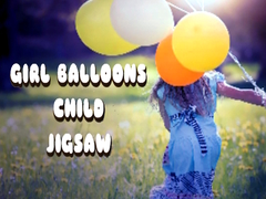 Jeu Girl Balloons Child Jigsaw