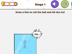 Jeu Save The Stick Draw Line