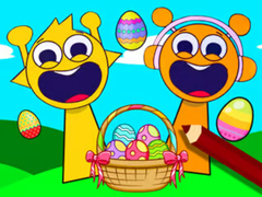 Jeu Coloring Book: Sprunki Incredibox Easter
