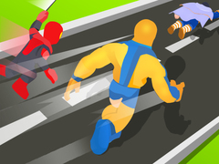 Jeu Superhero Transform Change Race