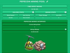Jeu Pepecoin Miner Idle Simulator