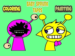 Jeu Coloring Baby Sprunk tapes Painting