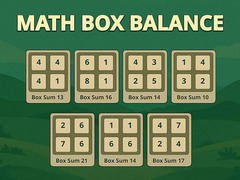 Jeu Math Box Balance