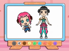 Jeu Coloring Book: Zoey Kpop Demon Hunters