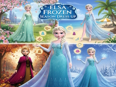 Jeu Elsa Frozen Season Dress Up