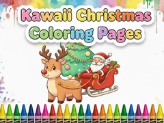 Jeu Kawaii Christmas Coloring Pages