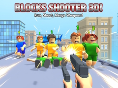 Jeu Blocks Shooter 3D! Run, Shoot, Merge Weapons!
