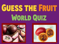 Jeu Guess The Fruit World Quiz