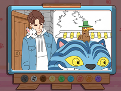 Jeu Coloring Book: Kpop Jinu & Blue Tiger