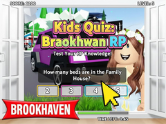 Jeu Kids Quiz: Brookhaven RP