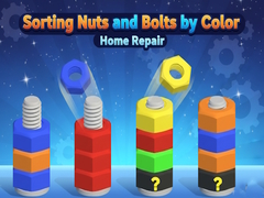 Jeu Sorting Nuts and Bolts by Color: Home Repair