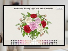 Jeu Printable Coloring Pages For Adults Flowers