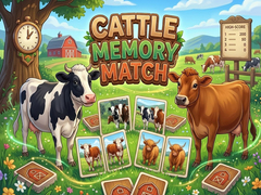 Jeu Cattle Memory Match