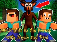 Jeu 99 Nights in the Forest with Noob and Pro!