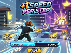 Jeu +1 Speed per Step - Obby Mode