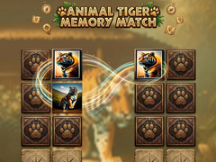 Jeu Animal Tiger Memory Match