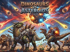Jeu Dinosaurs vs Asteroids