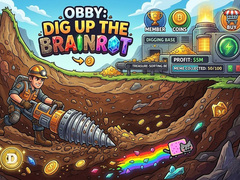 Jeu Obby: Dig Up The Brainrot!