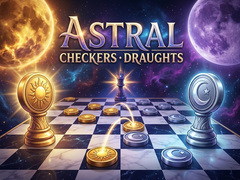 Jeu Astral Checkers Draughts