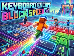 Jeu Keyboard Escape Block Speed +1