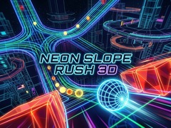 Jeu Neon Slope Rush 3D