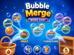 Jeu Bubble Merge: Word Sort