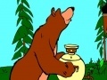 Jeu Masha and the Bear: The tea from a samovar